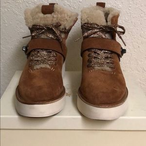 Coach Suede Ankle Booties